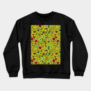 Wild flowers and moths Crewneck Sweatshirt